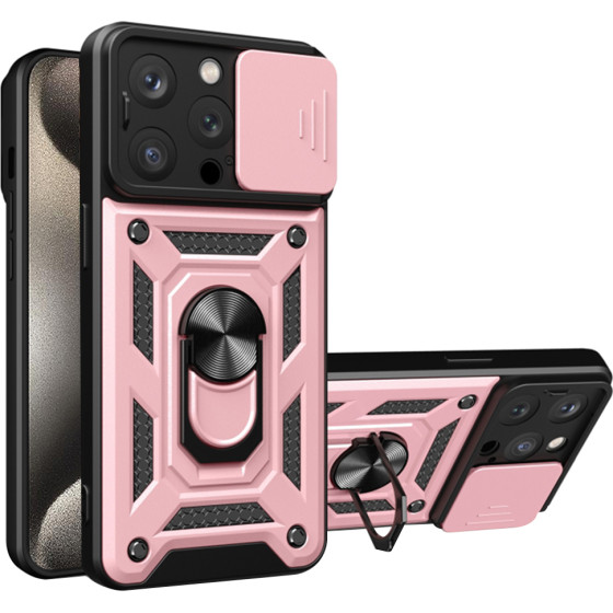 Techsuit - CamShield Series - iPhone 15 Pro - Rose Gold
