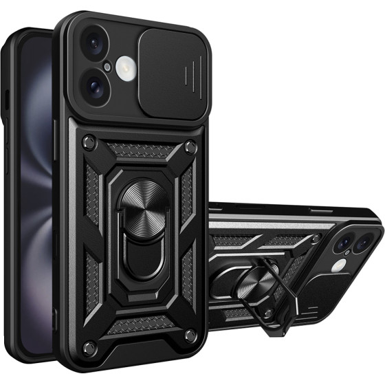 Techsuit - CamShield Series - iPhone 16 Plus - Black