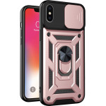 Techsuit - CamShield Series - iPhone X / iPhone XS - Rose Gold