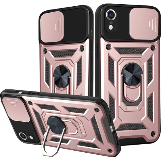 Techsuit - CamShield Series - iPhone XR - Rose Gold