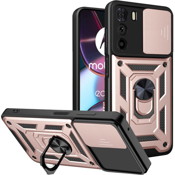 Techsuit - CamShield Series - Motorola Edge 30 - Rose Gold