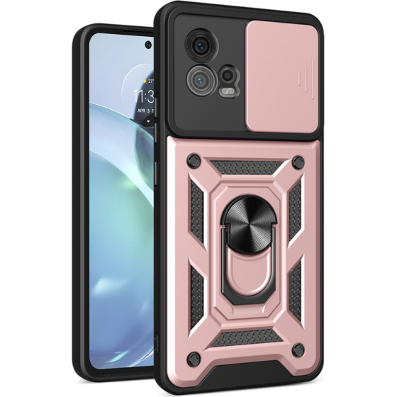 Techsuit - CamShield Series - Motorola Moto G72 - Rose Gold