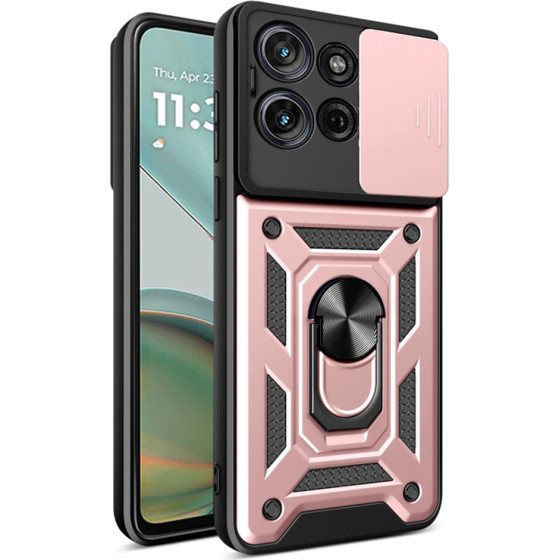 Techsuit - CamShield Series - Motorola Moto G75 - Rose Gold