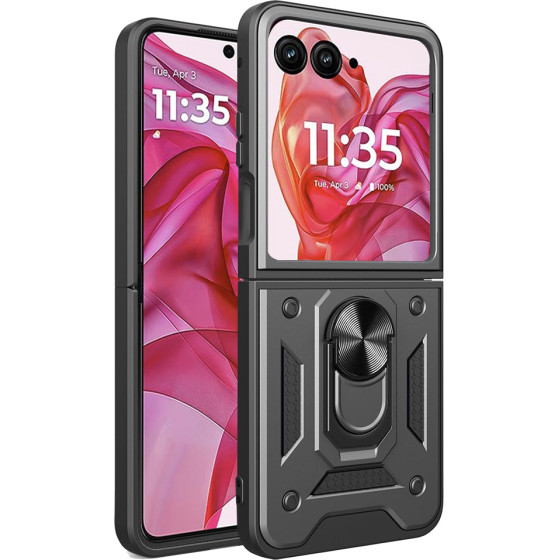 Techsuit - CamShield Series - Motorola Razr 50 Ultra - Black