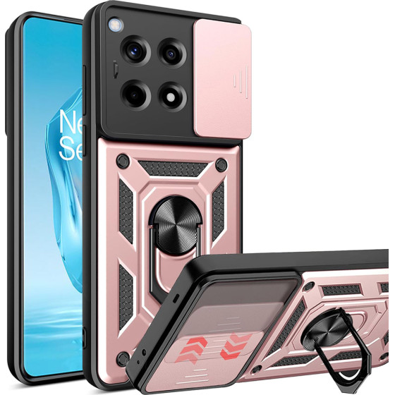 Techsuit - CamShield Series - OnePlus 12R - Rose Gold