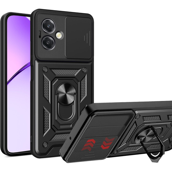 Techsuit - CamShield Series - Oppo A40 4G / A60 5G - Black