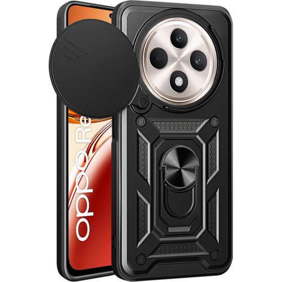 Techsuit - CamShield Series - Oppo Reno12 F 4G / Reno12 F 5G / Reno12 FS 4G / Reno12 FS 5G - Black