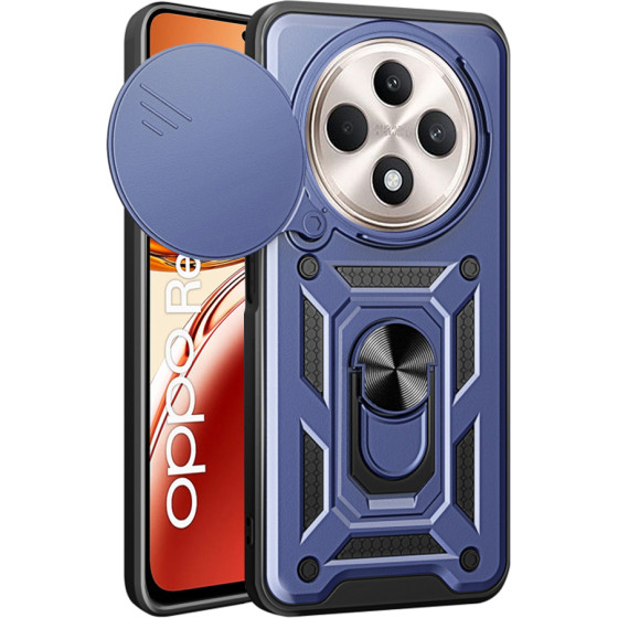 Techsuit - CamShield Series - Oppo Reno12 F 4G / Reno12 F 5G / Reno12 FS 4G / Reno12 FS 5G - Blue