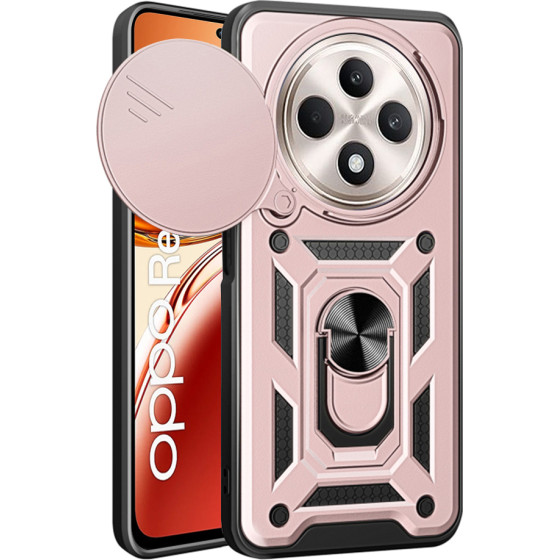 Techsuit - CamShield Series - Oppo Reno12 F 4G / Reno12 F 5G / Reno12 FS 4G / Reno12 FS 5G - Rose Gold