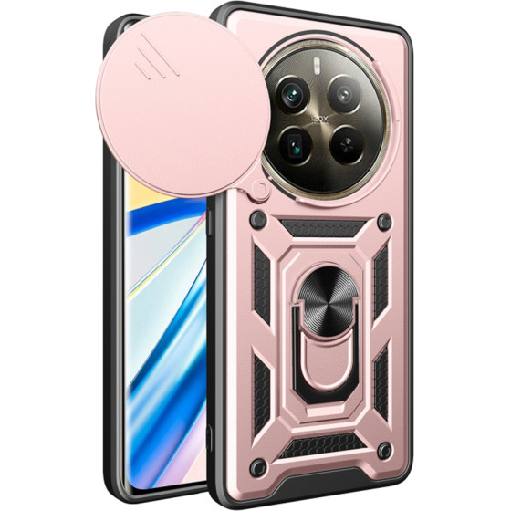 Techsuit - CamShield Series - Realme 12 Pro / 12 Pro+ - Rose Gold