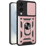 Techsuit - CamShield Series - Samsung Galaxy S25 Edge - Rose Gold