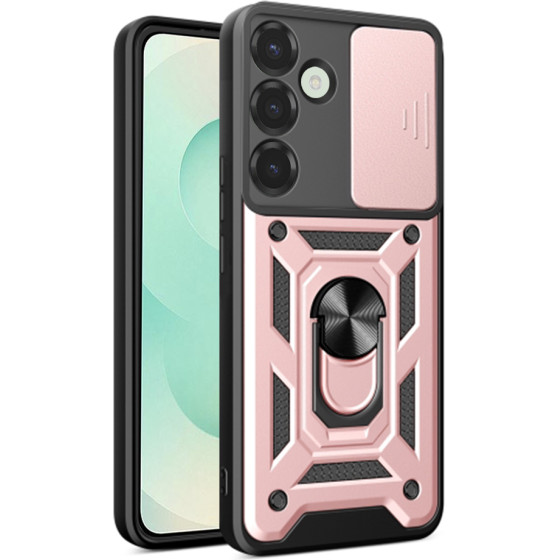 Techsuit - CamShield Series - Samsung Galaxy S25 Plus - Rose Gold