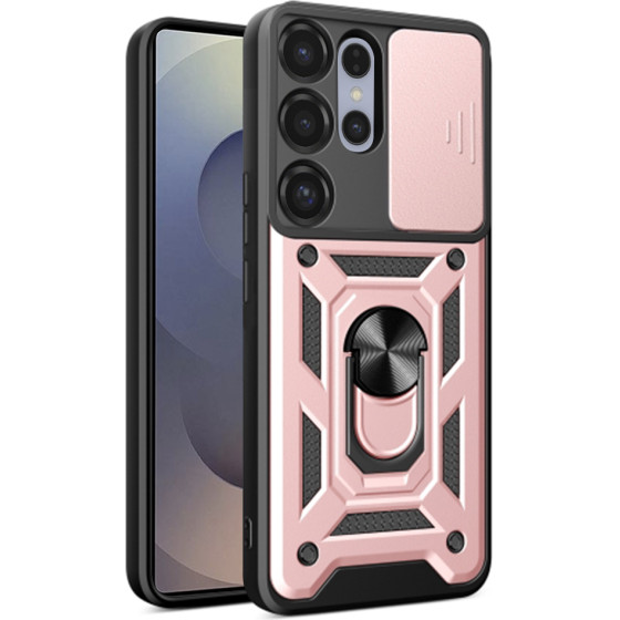 Techsuit - CamShield Series - Samsung Galaxy S25 Ultra - Rose Gold