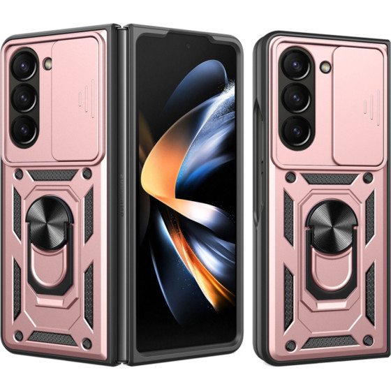 Techsuit - CamShield Series - Samsung Galaxy Z Fold5 - Rose Gold