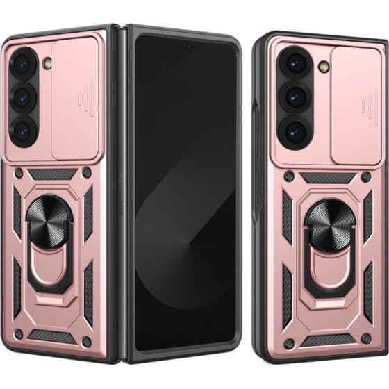 Techsuit - CamShield Series - Samsung Galaxy Z Fold6 - Rose Gold