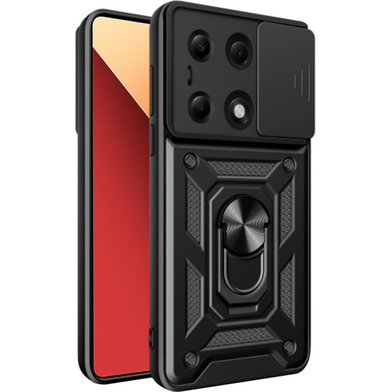 Techsuit - CamShield Series - Xiaomi Redmi Note 13 Pro 4G / Poco M6 Pro 4G - Black