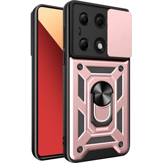 Techsuit - CamShield Series - Xiaomi Redmi Note 13 Pro 4G / Poco M6 Pro 4G - Rose Gold