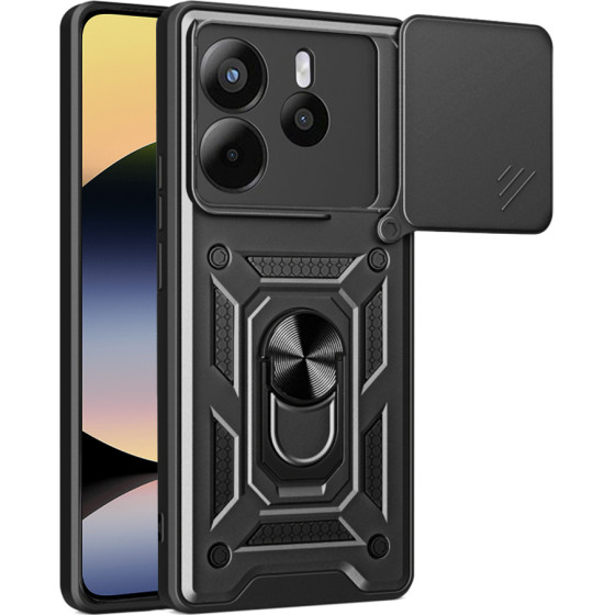 Techsuit - CamShield Series - Xiaomi Redmi Note 14 4G (163.25 x 76.55 x 8.16mm) - Black