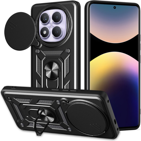 Techsuit - CamShield Series - Xiaomi Redmi Note 14 Pro 4G / Poco F7 - Black