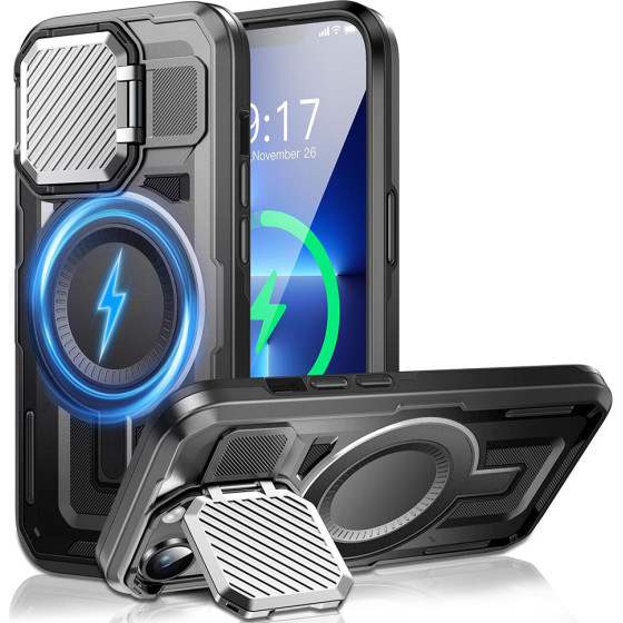 Techsuit - CamVault MagSafe - iPhone 13 Pro - Black
