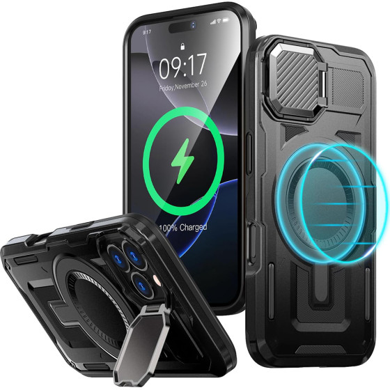 Techsuit - CamVault MagSafe - iPhone 16 Pro - Black