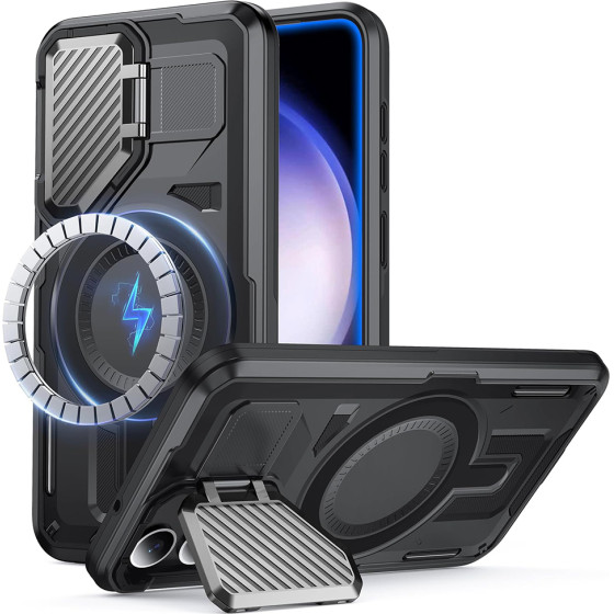 Techsuit - CamVault MagSafe - Samsung Galaxy S23 FE - Black