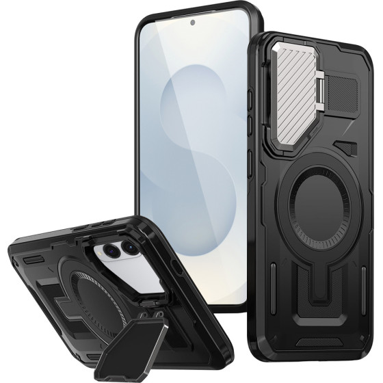 Techsuit - CamVault MagSafe - Samsung Galaxy S25 Edge - Black