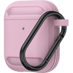 Techsuit - Carbon Silicone - for AirPods 1 / AirPods 2 - Pink