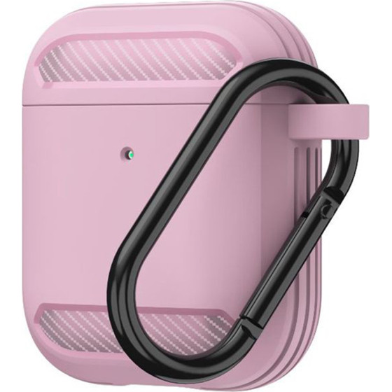 Techsuit - Carbon Silicone - for AirPods 1 / AirPods 2 - Pink