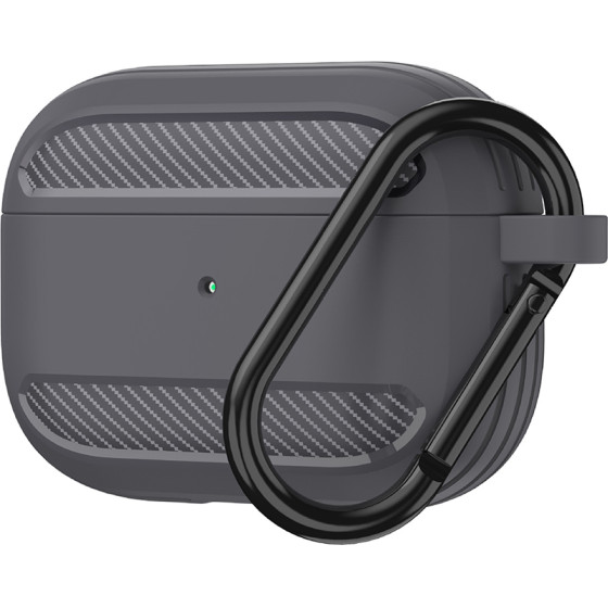 Techsuit - Carbon Silicone - for AirPods 3 - Gray