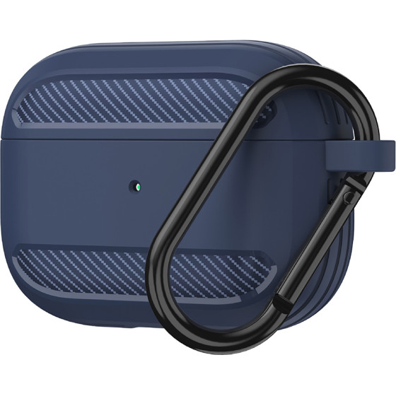 Techsuit - Carbon Silicone - for AirPods 3 - Navy Blue