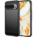Techsuit - Carbon Silicone - Google Pixel 9 Pro / 9 - Black