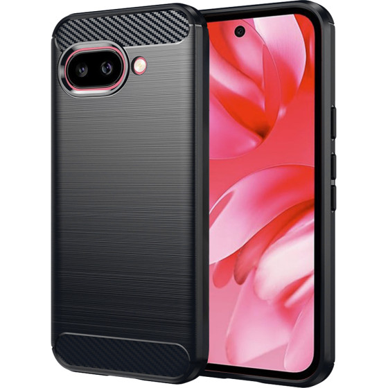 Techsuit - Carbon Silicone - Google Pixel 9a - Black