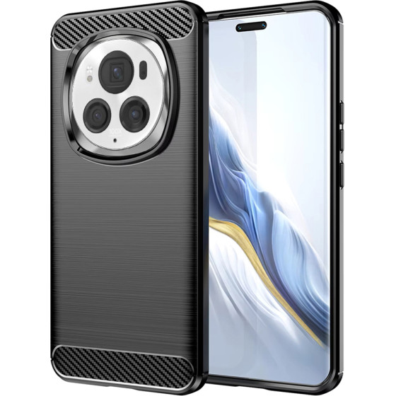 Techsuit - Carbon Silicone - Honor Magic6 Pro - Black
