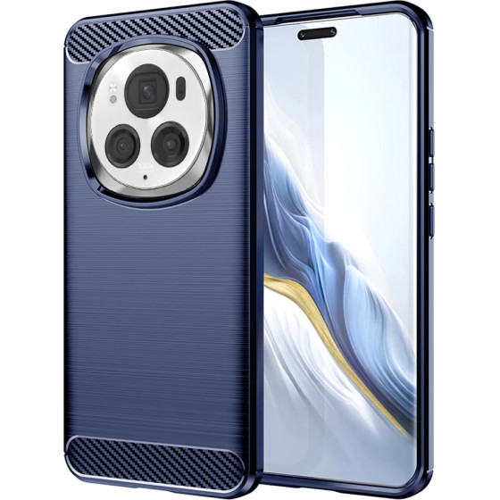 Techsuit - Carbon Silicone - Honor Magic6 Pro - Blue