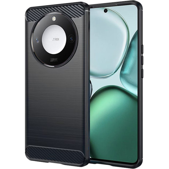 Techsuit - Carbon Silicone - Honor X9c Smart - Black