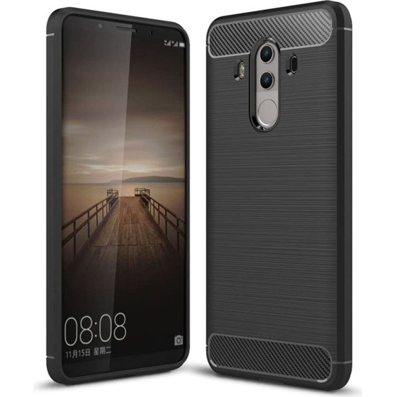 Techsuit - Carbon Silicone - Huawei Mate 10 Pro - Black