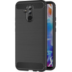 Techsuit - Carbon Silicone - Huawei Mate 20 lite - Black