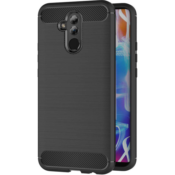 Techsuit - Carbon Silicone - Huawei Mate 20 lite - Black