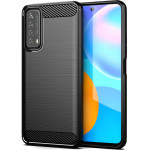 Techsuit - Carbon Silicone - Huawei P Smart 2021 - Black