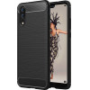 Techsuit - Carbon Silicone - Huawei P20 - Black
