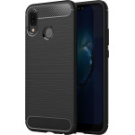 Techsuit - Carbon Silicone - Huawei P20 lite - Black
