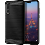 Techsuit - Carbon Silicone - Huawei P20 Pro - Black