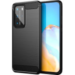 Techsuit - Carbon Silicone - Huawei P40 Pro - Black