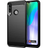 Techsuit - Carbon Silicone - Huawei Y6p - Black