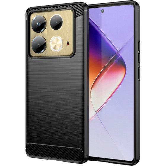 Techsuit - Carbon Silicone - Infinix Note 40 - Black