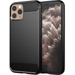 Techsuit - Carbon Silicone - iPhone 11 Pro - Black