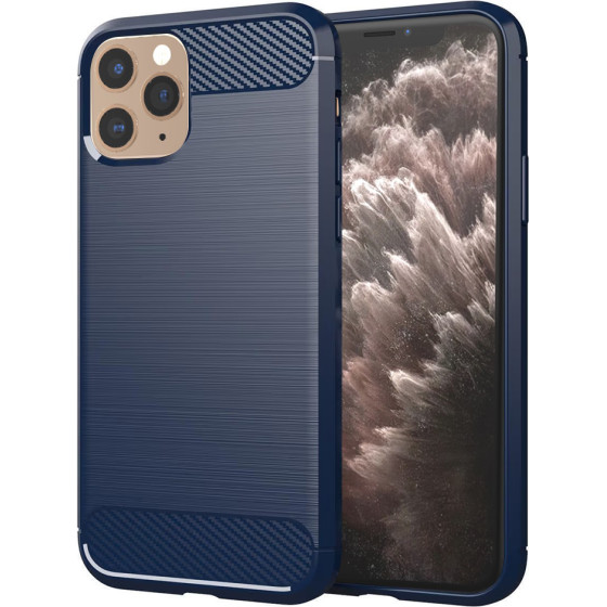 Techsuit - Carbon Silicone - iPhone 11 Pro - Blue