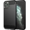 Techsuit - Carbon Silicone - iPhone 11 Pro Max - Black