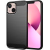 Techsuit - Carbon Silicone - iPhone 13 - Black